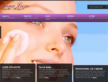 Tablet Screenshot of dermalazer.com